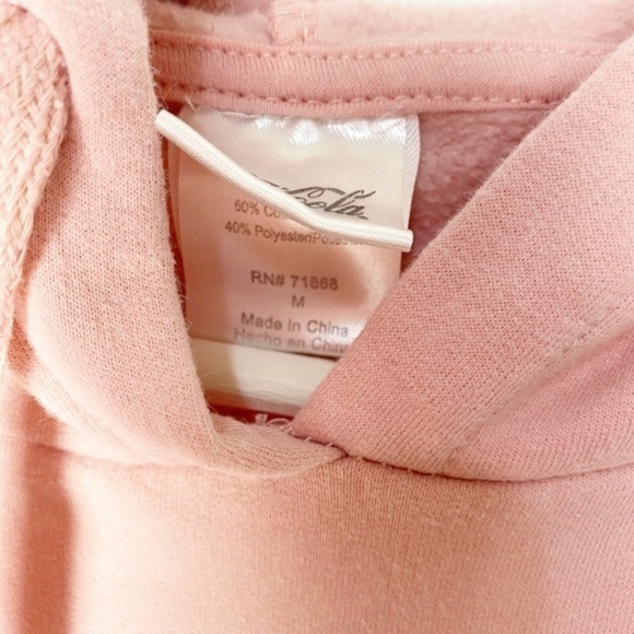 Coca Cola Pink boxy Crop Top  Y2k oversized top with hoodie - Picture 5 of 9